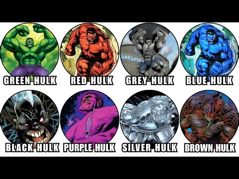 Every Major Hulk Color Explained