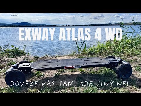 Elektrický longboard do každého terénu - Exway Atlas 4 WD