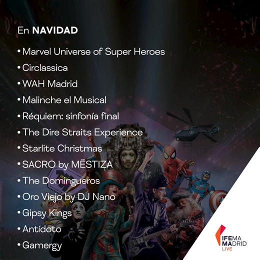 📅 Descubre todos los eventos, ferias, conciertos y espectáculos en IFEMA MADRID. Vive el mejor plan de ocio, cultura y entretenimiento para toda la familia. ¡No te pierdas la experiencia única que te espera! 🎉 | IFEMA MADRID