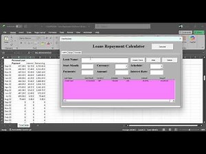 ClearMyDebt – Loan Repayment Calculator (Excel VBA)