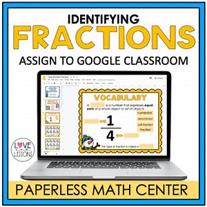Digital Fractions / Winter Math Centers / Distance Learning