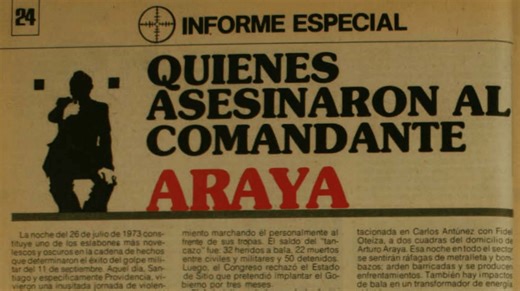 A 50 años del asesinato del edecán Araya: CIPER vuelve a publicar el reportaje que reveló que un grupo de ultraderecha cometió el crimen - CIPER Chile
