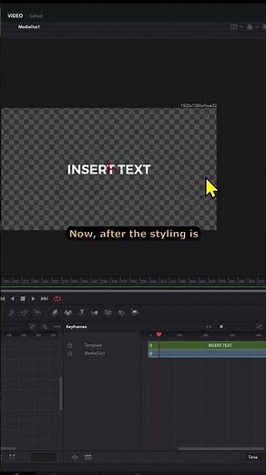 Border Text EFFECT in DaVinci Resolve