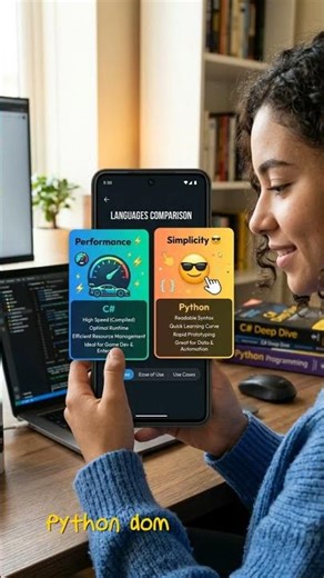 C# vs Python ⚔️ Which Should You Learn in 2026? #shorts #pythonanddjangofullstackwebdeveloper