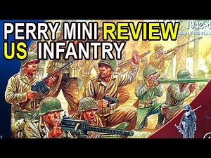 US WW2 INFANTRY PERRY MINIATURES REVIEW! I use these for BOLT ACTION! 28mm Plastic Soldiers!!!