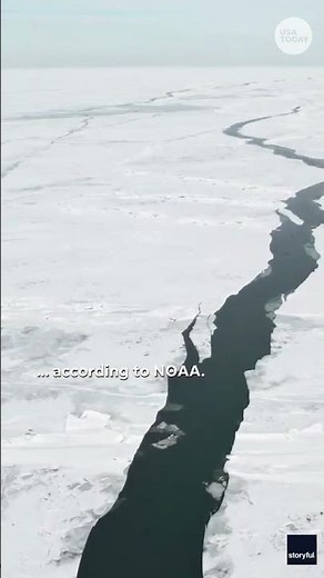 Massive 80‑mile ice crack splits frozen Lake Erie