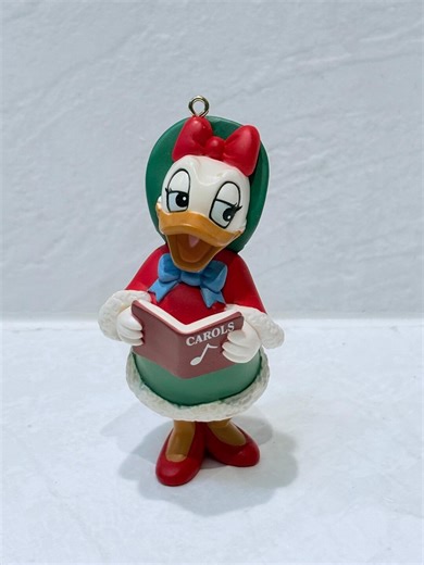1990's Daisy Duck Caroling| Disney Ornament | Grolier| Holiday Decor| Tree Trimming| Wreath| Christmas Tree Decoration| PVC - Etsy