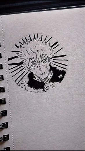 Drawing Gojo Satoru #art #anime #jujutsukaisen