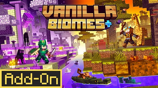 [Add-On]Vanilla Biomes  Add-On-我的世界市场包免费下载-Minecraft Marketplace Vanilla Biomes 