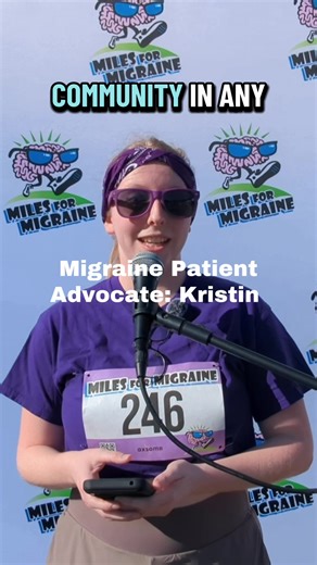 “Our voices matter. Sharing our stories matters.” 💜 Kristin reminds us that advocacy starts with something powerful: being heard. Every time you speak up about living with migraine, you help break stigma, educate others, and push for better care and research. Your story could be the reason someone feels less alone. Your voice could be the one that creates change. Keep sharing. Keep advocating. We’re stronger together.