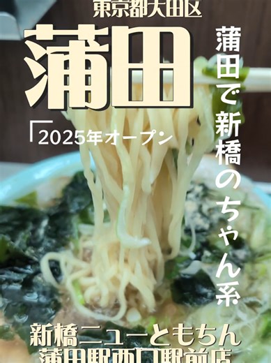 蒲田駅から徒歩1分のところに店舗を構える「新橋ニューともちんラーメン蒲田西口駅前店」にてランチです。偶然にも蒲田駅前で友人と出くわしまして、一緒にラーメンをすすりました。 立ち食いスタイルのちゃん系ラーメン。以前に新橋のニューともちんにも行ったことがあるので、よくわかっておりましたが、やはり同じスタイルなのですね。 今回は「ネギ中華そば（890円）」に「わかめトッピング（100円）」を頼みました。めし一杯無料（大・中・小）という事で中をいただきます。 いやぁ～やっぱりちゃん系はうまいなぁ。 このやさしい味わいがなんとも言えません。率直においしいの一言。 ニューともちんの特色でもあるわかめトッピングも良い仕事をしています。ネギもたっぷり入っており、切り落としのチャーシューも良い感じですね。最後はライスにスープをぶっかけて喰らってフィニッシュとなりました。 #新橋ニューともちん蒲田西口駅前店 #ニューともちん #蒲田ラーメン #蒲田ランチ #くぼゆう食べ歩きレビュー
