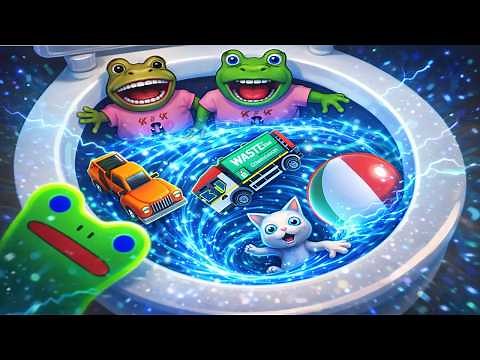 Flushing Stuff and Things in The Magic toilet The Amazing Frog 29