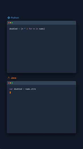 Map Values - Python vs Java