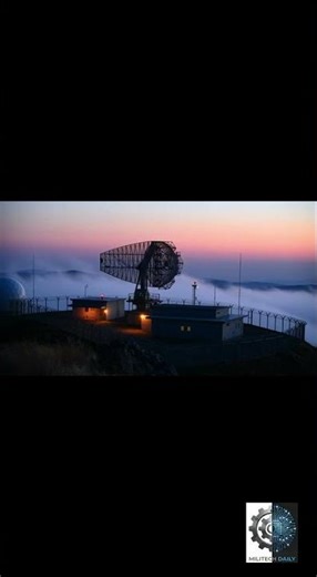 Real Military Radar Installation on Mountain Top | Advanced Defense Surveillance System #military