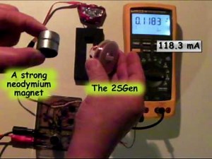 2SGen - The moving magnet experiment with the Solid State Generator V2