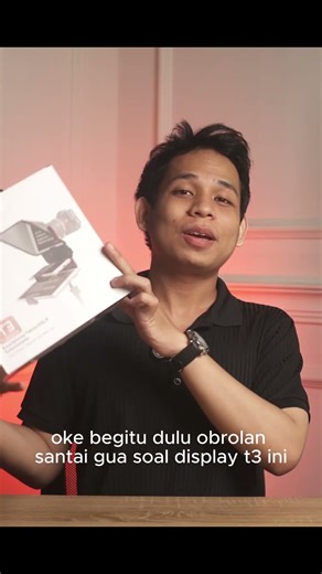 Teleprompter DESVIEW T3 alat buat Ngonten
