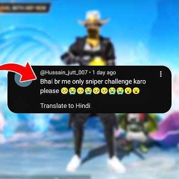 ONLY SNIPER CHALLENGE💥😱