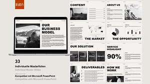 Minimalist Power Point Template | Business Presentation Slides | Editable Digital Download | Pitch Deck - Etsy UK