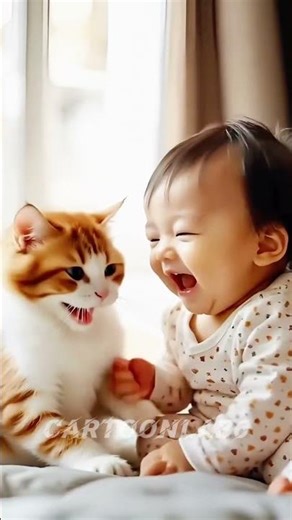 Funny Cat & Dog Cartoon 🐶🐱 | Cutest Animated Duo Ever! #cartoonlab6 #youtubeshorts