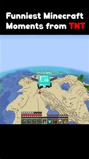 funniest Minecraft moment from tnt #minecraft #trending #gamerfleet #shortfeed #ytfeed #shorts