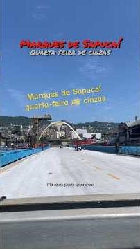 Marques de Sapucaí on Ash Wednesday, Rio de Janeiro