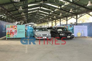 Λάρισα: Πάνω από 300 drive through rapid tests - GRTimes.gr