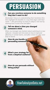 Win Minds, Not Arguments: How to Answer PERSUASION JOB INTERVIEW QUESTIONS Like a Pro This video walks you through the Top 5 Persuasion Job Interview Questions and shows you how to answer them with confidence, clarity, and influence. You’ll learn how to showcase your ability to change minds, gain buy-in, and communicate ideas effectively—skills that are essential in sales, management, consulting, and beyond. These aren’t just questions about talking well—they’re about proving you can lead conver