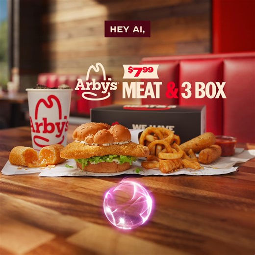 AI has spoken. There is no better deal than a big crispy fish sandwich and three sides, all for $7.99 | Arby's