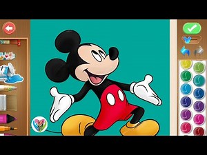 Mickey Mouse Character Color - Disney Coloring World