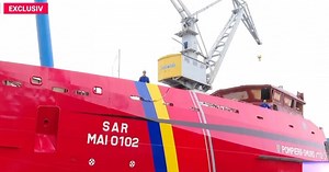 Premieră în România. Pompierii primesc nave-mamut pentru misiuni pe mare