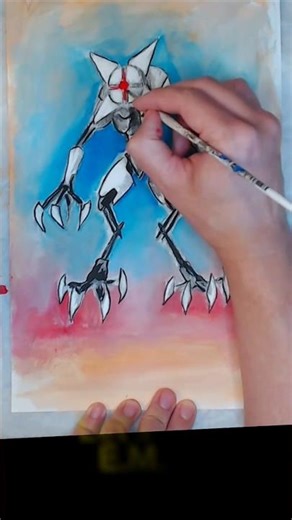 Unexpected Art Result – Metroid Dread E.M.M.I. Timelapse