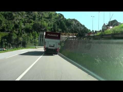 Driving from Brig to Luzern Switzerland/ Realspeed
