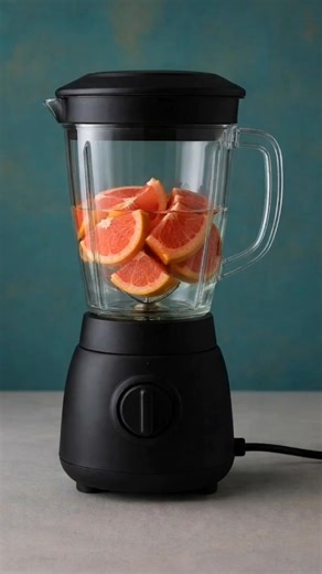 Grape Fruit Grinding Asmr #shorts #grapefruitgrinding