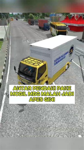 Antar Pendaki Pake Mobil MBG Apes Banget Jadinya #bussid #gaming #trending