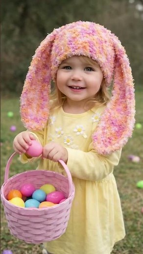 Add extra cuteness this Easter with soft & fluffy floppy ear bunny hats. Charlottescrochet.com
