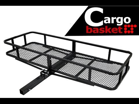 Rear Cargo Basket Carrier on Hitch Receiver Installation Guide by LT Sport TR-505
