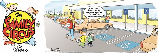 The Family Circus Comic Strip 2026-01-11 | Comics Kingdom