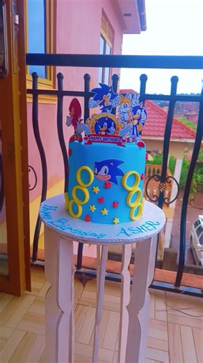 The Sonic birthday cake theme 😋