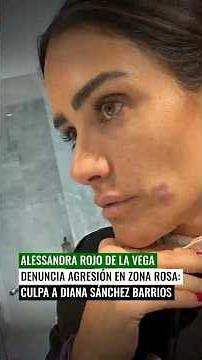 🚨 Alessandra Rojo de la Vega reports assault in Zona Rosa and accuses Diana Sánchez Barrios