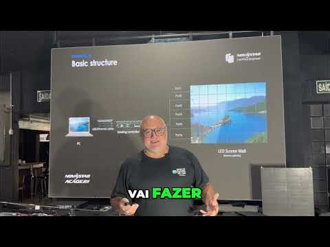 Painel de LED: Instalação e Configuração Inicial Reveladas! #shorts