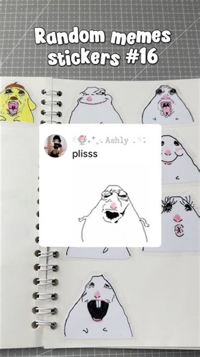 Random memes stickers part 16 #stickers stickers #hamster #randomvideo #potaxie