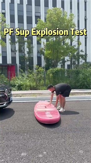 Extreme Durability Test: Car vs. Inflatable Paddle Board | Heavy Duty iSUP Manufacturer #surfboard