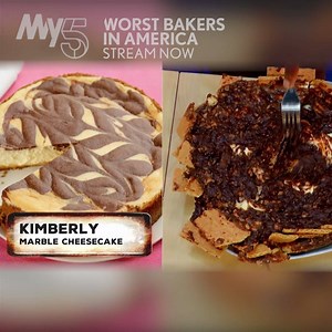 OK, we know we're not amazing bakers, but putting sour cream in a CHEESECAKE?! STEP👏 AWAY 👏FROM 👏THE 👏OVEN. | Channel 5