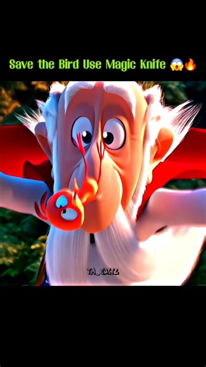 Save the Bird Use Magic Knife 😱🔥| Asterix Edit | #edit #animation #shorts