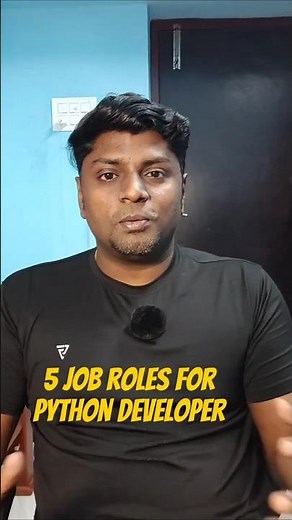 Top 5 Job roles for Python Developer #python