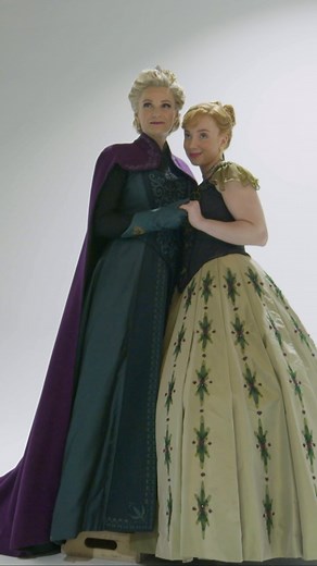 19K views · 127 reactions | Behind the scenes at our #FrozenLondon photoshoot last month. Can we get a  for the detail on Elsa’s ice dress? It takes 41 days for one person to bead the Queen of Arendelle’s coolest look. | Frozen - The Musical | Facebook