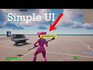 How to create a simple UI in UEFN - Creative 2.0 Fortnite