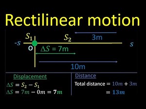 Rectilinear motion Tutorial 1