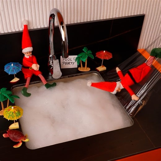 Elf on the Shelf Pool Party | Magic Hands Creations