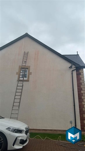 🔥 Watch the transformation happen before your eyes! From the timelapse and dramatic before-and-after photos, you can see how this tired gable has been completely brought back to life — grime gone, red lichen erased, and its beauty restored to better than ever! ✨ Now it’s looking crisp, clean, and fresh — just like new! Don’t put it off — give your home the glow-up it deserves. Get your FREE, no-obligation quote today with Miller’s Total Cleaning Services. 👉 Specialists in exterior cleaning, bi